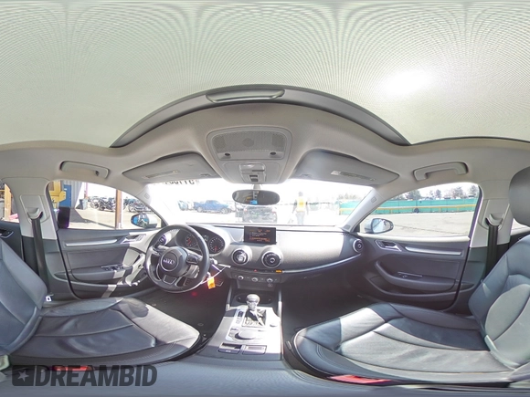 2015 Audi A3 1.8T Premium with VIN WAUACGFFXF1003701, listed as a Copart auction lot 51158475 with 92,166 mi miles and Salvage Title. Bid and sale history available at carsss.com. Image 13.