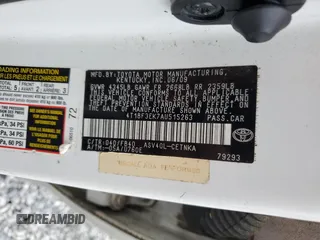 2010 Toyota Camry with VIN 4T1BF3EK7AU515263, listed as a Copart auction lot 54474545 with 161,525 mi miles and Clean Title. Bid and sale history available at carsss.com. Image 13.