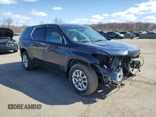 2022 Chevrolet Traverse LS with VIN 1GNEVFKW8NJ193745, listed as a Copart auction lot 50677525 with 41,041 mi miles and Salvage Title. Bid and sale history available at carsss.com. Image 4.