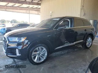 2022 Audi Q7 Premium z VIN WA1AXBF71ND021921, wystawiony jako Copart lot #86780594 z przebiegiem 10 653 mil mil oraz Szkoda całkowita • Salvage title. Historia ofert i sprzedaży dostępna na DreamBid. Obrazek 1.
