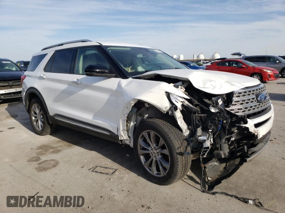2022 Ford Explorer Limited with VIN 1FMSK7FH3NGA64018, listed as a Copart auction lot 43249475 with 0 mi miles and Salvage Title. Bid and sale history available at carsss.com. Image 4.