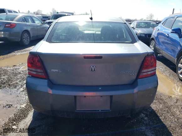 2010 Dodge Avenger SXT with VIN 1B3CC4FB0AN114994, listed as a Copart auction lot 47067445 with 185,568 mi miles and Salvage Title. Bid and sale history available at carsss.com. Image 6.