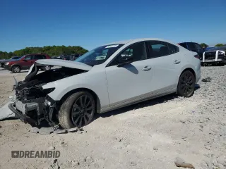 2025 Mazda 3 S Select Sport with VIN 3MZBPABMXSM455123, listed as a Copart auction lot 50180705 with 3,537 mi miles and Non repairable. Bid and sale history available at DreamBid. Image 1.