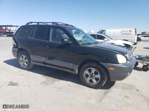 2006 Hyundai Santa Fe GLS with VIN KM8SC13E36U038249, listed as a Copart auction lot 49720195 with 159,545 mi miles and Salvage Title. Bid and sale history available at carsss.com. Image 4.