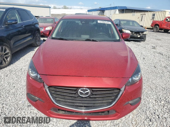 2018 Mazda 3 Touring with VIN 3MZBN1L33JM205247, listed as a Copart auction lot 51902575 with 78,118 mi miles and Salvage Title. Bid and sale history available at DreamBid. Image 5.