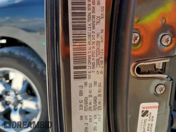 2016 Ram 1500 Lone Star z VIN 1C6RR6LT5GS241290, wystawiony jako Copart lot #56335975 z przebiegiem 163 551 mil mil oraz Szkoda całkowita • Salvage title. Historia ofert i sprzedaży dostępna na DreamBid. Obrazek 12.