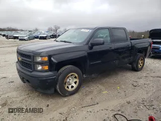 2014 Chevrolet Silverado 1500 Work Truck with VIN 3GCUKPEH5EG385609, listed as a Copart auction lot 47814675 with 139,524 mi miles and Clean Title. Bid and sale history available at DreamBid. Image 1.