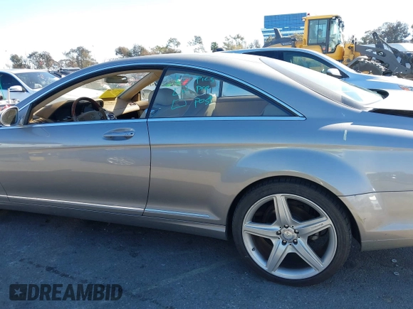 2008 Mercedes-Benz CL-Class V8 with VIN WDDEJ71X98A012621, listed as a IAAI auction lot 41662300 with 63,931 mi miles. Bid and sale history available at carsss.com. Image 14.