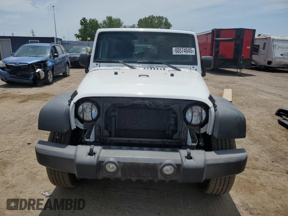 2015 Jeep Wrangler Unlimited Sport with VIN 1C4BJWDG2FL545561, listed as a Copart auction lot 60574045 with 83,592 mi miles and Salvage title. Bid and sale history available at DreamBid. Image 5.