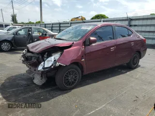 2017 Mitsubishi Mirage ES with VIN ML32F3FJ7HHF10647, listed as a Copart auction lot 56459695 with 111,586 mi miles and Salvage title. Bid and sale history available at DreamBid. Image 1.