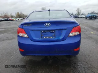 2013 Hyundai Accent GLS with VIN KMHCT4AE8DU554712, listed as a Copart auction lot 49398035 with 105,346 mi miles and Salvage Title. Bid and sale history available at carsss.com. Image 6.