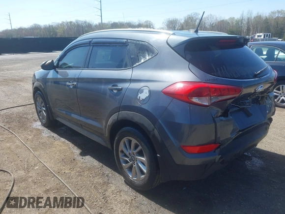 2017 Hyundai Tucson SE with VIN KM8J3CA46HU550818, listed as a IAAI auction lot 41935135 with 90,982 mi miles. Bid and sale history available at carsss.com. Image 3.