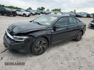 2019 Volkswagen Jetta SEL Premium with VIN 3VWG57BUXKM008340, listed as a Copart auction lot 58627905 with 82,266 mi miles and Salvage title. Bid and sale history available at DreamBid. Image 1.