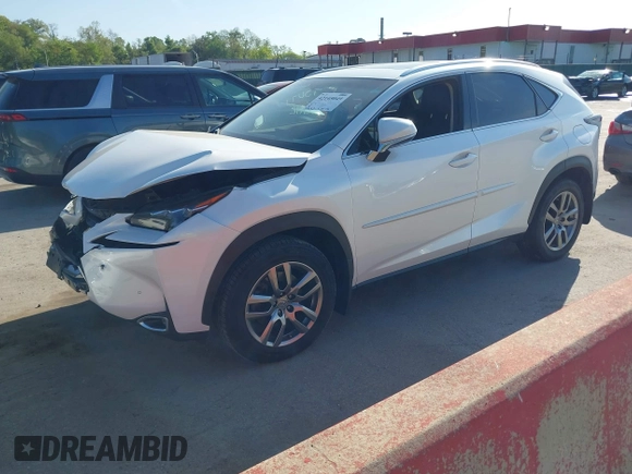 2015 Lexus NX 200t z VIN JTJBARBZ3F2039410, wystawiony jako IAAI lot #42145049 z przebiegiem 99 642 mil mil oraz . Historia ofert i sprzedaży dostępna na DreamBid. Obrazek 2.