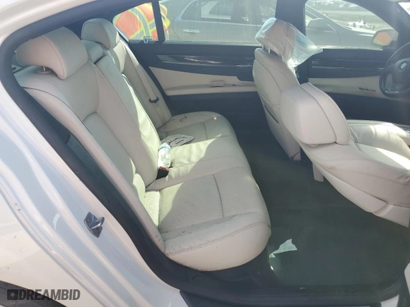 2013 BMW 7 Series 740Li with VIN WBAYE4C57DD137483, listed as a Copart auction lot 75406244 with 0 mi miles and Salvage Title. Bid and sale history available at carsss.com. Image 10.