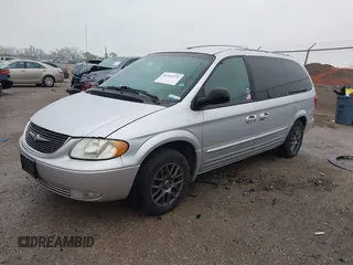 2001 Chrysler Town & Country Limited with VIN 2C8GP64L11R369621, listed as a IAAI auction lot 41952375 with 186,780 mi miles. Bid and sale history available at carsss.com. Image 2.