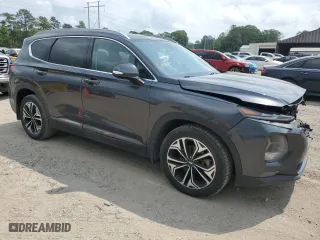 2020 Hyundai Santa Fe Limited with VIN 5NMS53AA8LH282847, listed as a Copart auction lot 54123895 with 62,874 mi miles and Salvage Title. Bid and sale history available at carsss.com. Image 4.