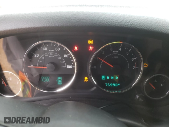 2015 Jeep Wrangler Unlimited Rubicon with VIN 1C4BJWFG3FL667908, listed as a Copart auction lot 89116445 with 75,996 mi miles and Salvage title. Bid and sale history available at DreamBid. Image 9.