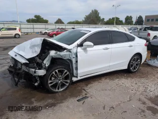 2019 Ford Fusion Titanium with VIN 3FA6P0D9XKR259781, listed as a Copart auction lot 59226815 with 72,891 mi miles and Salvage title. Bid and sale history available at DreamBid. Image 1.