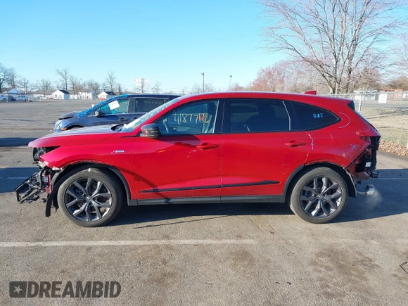 2023 Acura MDX w/A-Spec Package z VIN 5J8YE1H06PL006846, wystawiony jako IAAI lot #41877172 z przebiegiem 38 426 mil mil oraz . Historia ofert i sprzedaży dostępna na DreamBid. Obrazek 14.