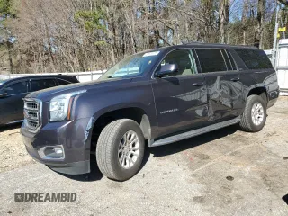 2018 GMC Yukon XL SLT with VIN 1GKS1GKC9JR379491, listed as a Copart auction lot 49875415 with 83,329 mi miles and Salvage Title. Bid and sale history available at carsss.com. Image 1.