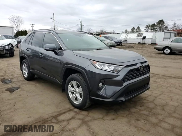 2019 Toyota RAV4 XLE with VIN 2T3P1RFV3KW044091, listed as a Copart auction lot 48116145 with 46,008 mi miles and Salvage Title. Bid and sale history available at DreamBid. Image 12.