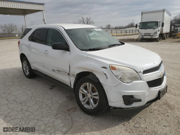 2013 Chevrolet Equinox LS with VIN 2GNFLCEK5D6198012, listed as a Copart auction lot 46978095 with 92,492 mi miles and Salvage Title. Bid and sale history available at carsss.com. Image 4.
