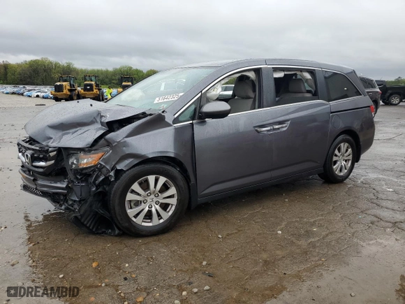 2016 Honda Odyssey EX with VIN 5FNRL5H49GB113279, listed as a Copart auction lot 51642325 with 93,632 mi miles and Salvage Title. Bid and sale history available at carsss.com. Image 1.