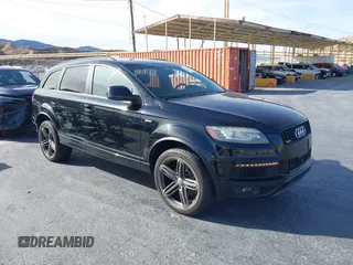 2014 Audi Q7 3.0T S line Prestige with VIN WA1DGAFE8ED003731, listed as a IAAI auction lot 41342173 with 65,118 mi miles. Bid and sale history available at carsss.com. Image 1.
