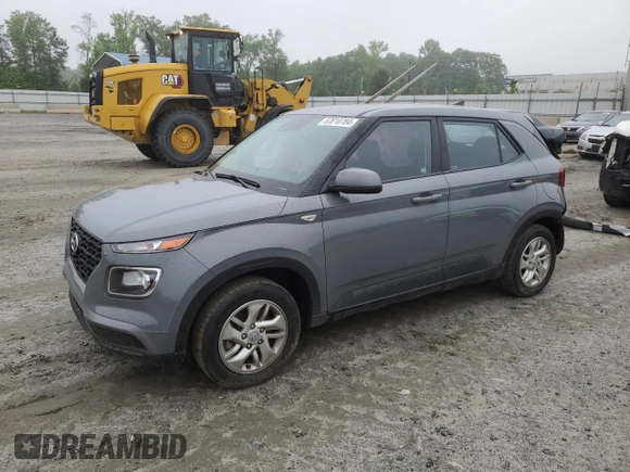 2021 Hyundai Venue SE with VIN KMHRB8A39MU073354, listed as a Copart auction lot 53810784 with 86,679 mi miles and Salvage Title. Bid and sale history available at DreamBid. Image 1.