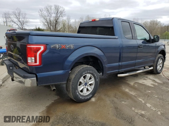 2017 Ford F-150 XL with VIN 1FTEX1E88HKC10819, listed as a Copart auction lot 50900535 with 47,659 mi miles and Salvage Title. Bid and sale history available at carsss.com. Image 3.