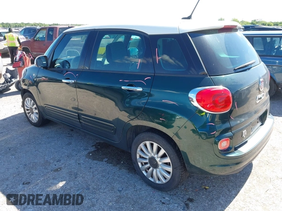2014 FIAT 500L Easy with VIN ZFBCFABH1EZ001958, listed as a IAAI auction lot 42220010 with 62,450 mi miles and . Bid and sale history available at DreamBid. Image 3.