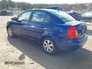 2006 Hyundai Accent GLS with VIN KMHCN46C86U055221, listed as a IAAI auction lot 42028714 with 1 mi miles. Bid and sale history available at carsss.com. Image 3.