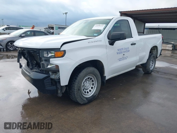 2020 Chevrolet Silverado 1500 Work Truck with VIN 3GCNWAEF8LG308802, listed as a IAAI auction lot 41090222 with 144,193 mi miles and . Bid and sale history available at DreamBid. Image 2.