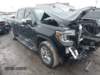 2020 GMC Sierra 1500 Denali with VIN 3GTU9FED0LG295980, listed as a IAAI auction lot 41132693 with 41,350 mi miles and . Bid and sale history available at carsss.com. Image 1.