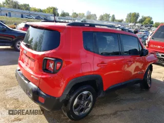 2017 Jeep Renegade Sport with VIN ZACCJBABXHPG38722, listed as a Copart auction lot 71112863 with 175,471 mi miles and Salvage title. Bid and sale history available at DreamBid. Image 3.