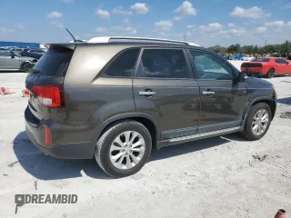 2014 Kia Sorento EX with VIN 5XYKU4A75EG468940, listed as a Copart auction lot 47199495 with 64,099 mi miles and Salvage Title. Bid and sale history available at carsss.com. Image 3.