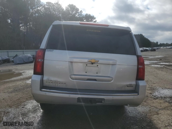 2017 Chevrolet Suburban Premier with VIN 1GNSCJKC2HR120815, listed as a Copart auction lot 43729155 with 96,553 mi miles and Salvage Title. Bid and sale history available at carsss.com. Image 6.