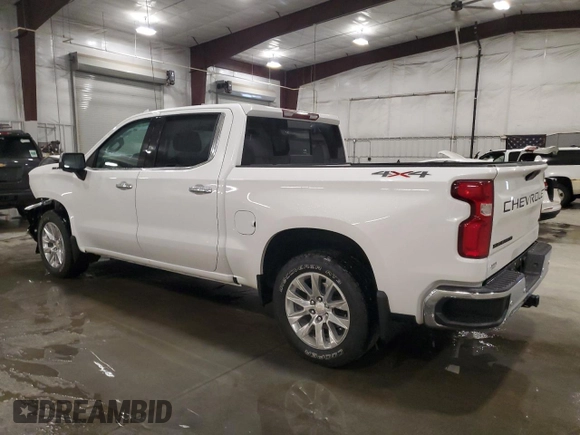 2021 Chevrolet Silverado 1500 LTZ with VIN 3GCUYGET2MG135004, listed as a Copart auction lot 50825955 with 53,594 mi miles and Salvage Title. Bid and sale history available at DreamBid. Image 2.