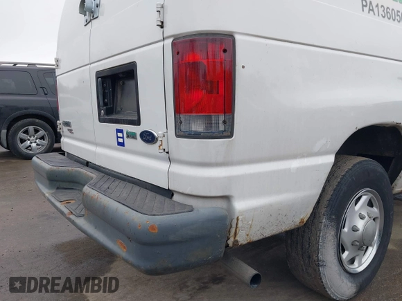 2005 Ford Econoline Cargo with VIN 1FTNE24W95HB25640, listed as a IAAI auction lot 41335337 with 183,045 mi miles. Bid and sale history available at carsss.com. Image 15.