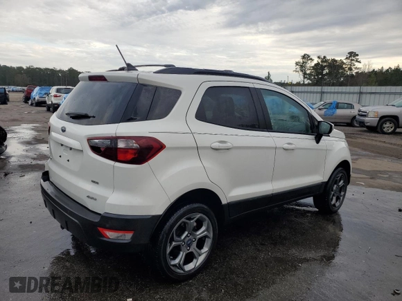 2018 Ford EcoSport SES z VIN MAJ6P1CL8JC240081, wystawiony jako Copart lot #83957294 z przebiegiem 39 193 mil mil oraz Szkoda całkowita • Salvage title. Historia ofert i sprzedaży dostępna na DreamBid. Obrazek 3.