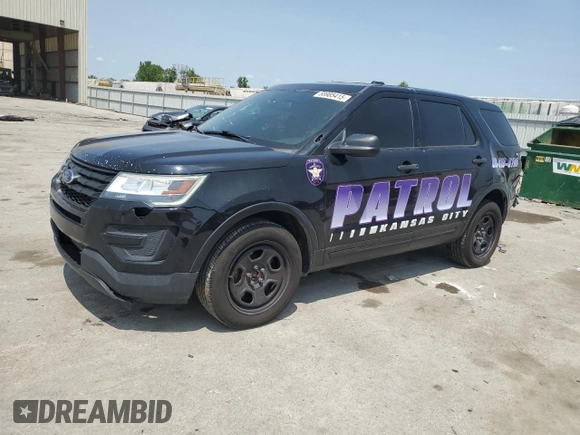 2017 Ford Police Interceptor Utility с VIN 1FM5K8AT2HGD93067, выставлен на аукционе Copart как лот 58985415 с пробегом 176 979 миль миль и Списание • Salvage title. История ставок и продаж доступна на DreamBid. Изображение 1.
