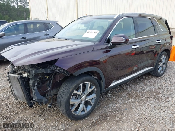 2020 Hyundai Palisade SEL with VIN KM8R44HE5LU058715, listed as a IAAI auction lot 41937481 with 126,582 mi miles. Bid and sale history available at carsss.com. Image 22.