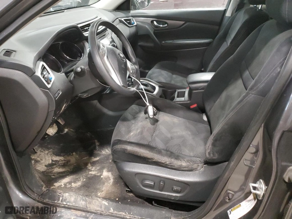 2015 Nissan Rogue SL with VIN 5N1AT2MV8FC770527, listed as a Copart auction lot 48402715 with 92,952 mi miles and Salvage Title. Bid and sale history available at carsss.com. Image 7.