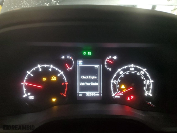 2022 Toyota 4Runner SR5 Premium with VIN JTENU5JR9N6087224, listed as a Copart auction lot 42132735 with 32,696 mi miles and Salvage Title. Bid and sale history available at carsss.com. Image 9.