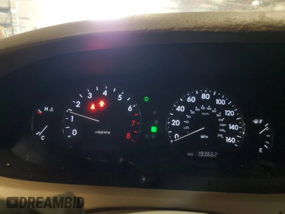 2006 Toyota Avalon XL with VIN 4T1BK36B16U165503, listed as a Copart auction lot 58836685 with 193,662 mi miles and Salvage title. Bid and sale history available at DreamBid. Image 9.