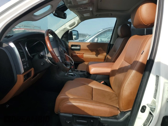 2020 Toyota Sequoia Platinum with VIN 5TDDY5G12LS174921, listed as a Copart auction lot 74451244 with 36,776 mi miles and Salvage Title. Bid and sale history available at carsss.com. Image 7.