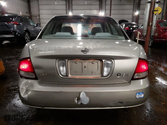 2001 Nissan Sentra GXE with VIN 3N1CB51D51L525519, listed as a Copart auction lot 89087075 with 164,990 mi miles and Salvage title. Bid and sale history available at DreamBid. Image 6.
