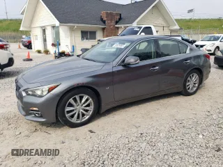 2015 Infiniti Q50 Premium z VIN JN1BV7AR9FM418478, wystawiony jako Copart lot #59525985 z przebiegiem 116 236 mil mil oraz Szkoda całkowita • Salvage title. Historia ofert i sprzedaży dostępna na DreamBid. Obrazek 1.