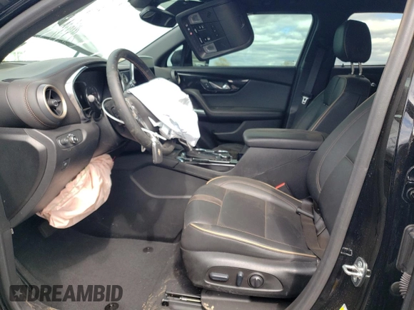 2023 Chevrolet Blazer Premier с VIN 3GNKBLRS0PS100294, выставлен на аукционе Copart как лот 53271905 с пробегом 33 377 миль миль и Списание • Salvage title. История ставок и продаж доступна на DreamBid. Изображение 7.